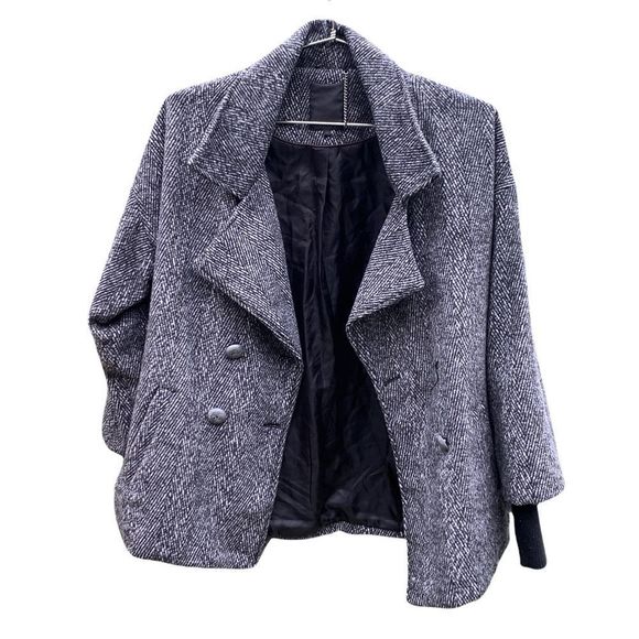 🌟 MINUS Refined Scandinavian Herringbone Jacket Size L - Picture 1 of 9